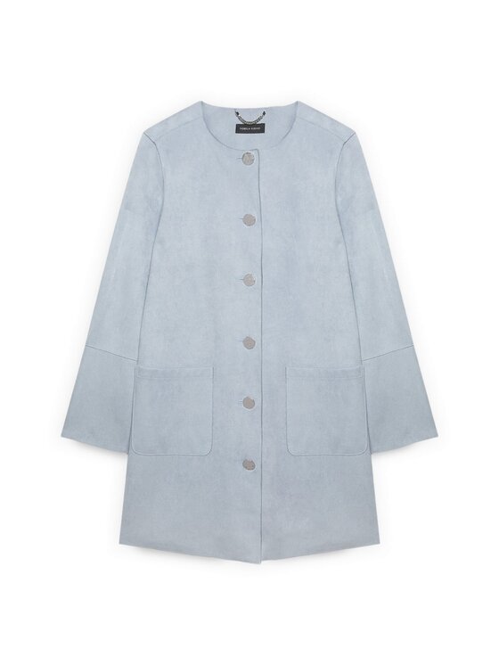 Fiorella Rubino Fiorella Rubino Cappotto invernale 0000L000052N013 Turchese A-Line Fit