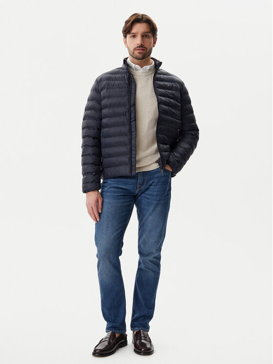 Tommy Hilfiger Tommy Hilfiger Bunda pro přechodné období Core Packable MW0MW39990 Tmavomodrá Regular Fit