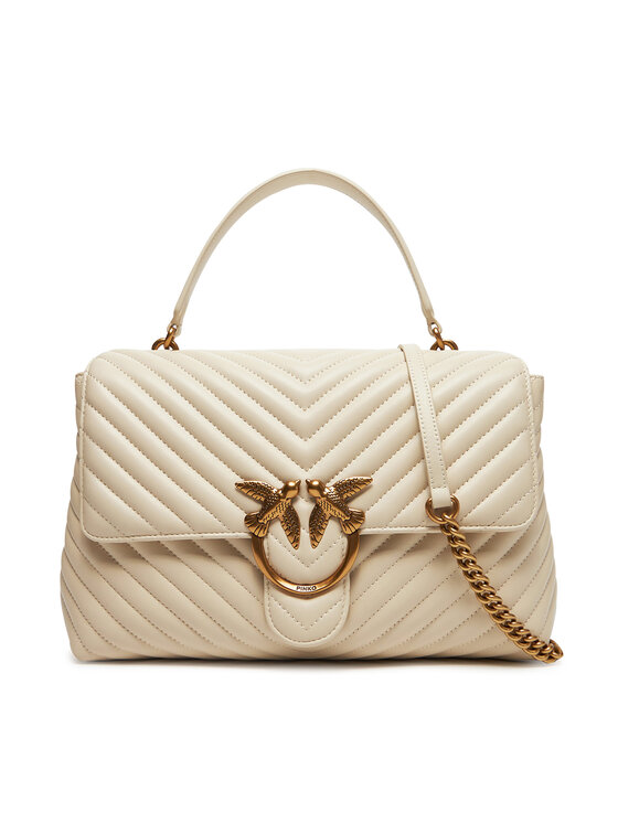 PINKO PINKO Rankinė Love Lady Puff Big Cl 100042 A0GK Z14Q Balta