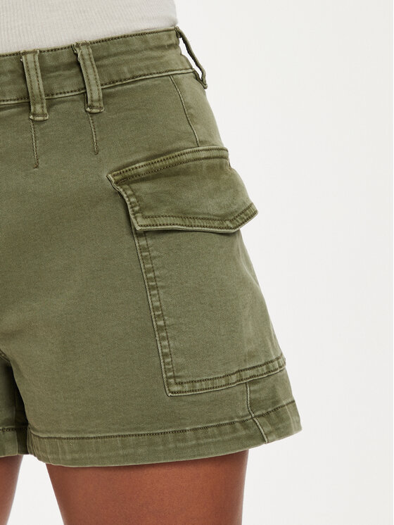 ONLY ONLY Шорти от плат Missouri 15328087 Зелен Regular Fit