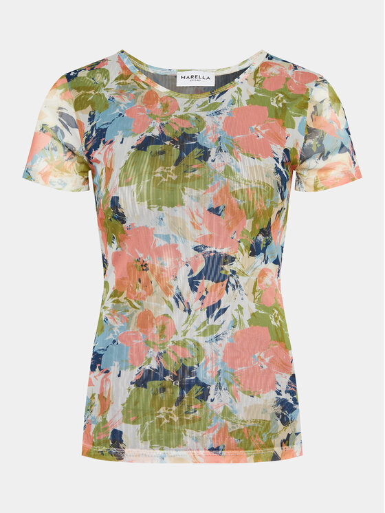 Marella Marella Тишърт Zulia 2413971014 Цветен Regular Fit