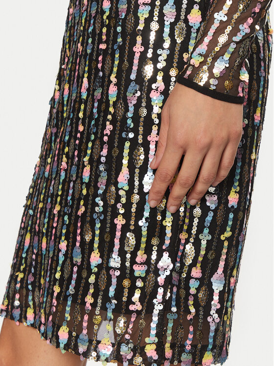 YAS YAS Koktejlové šaty Binna 26036018 Farebná Slim Fit