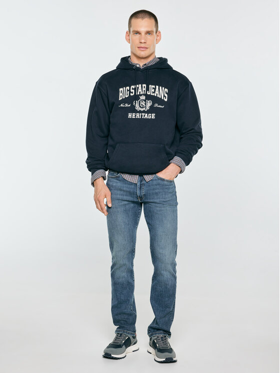 BIG STAR BIG STAR Bluza NOEL Granatowy Comfort Fit