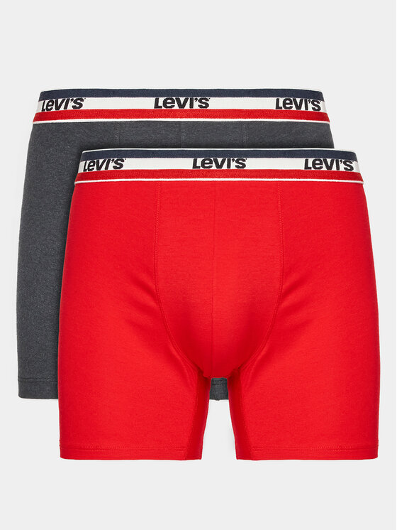 Levi's® Levi's® Komplet 2 par bokserek 37149-0817 Czerwony