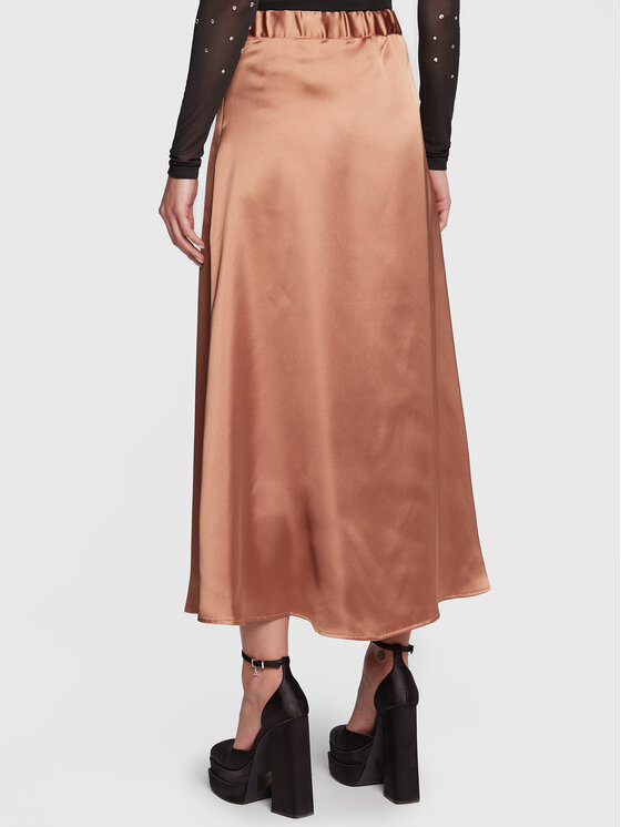 Gonna midi Frances 12914 Marrone Regular Fit