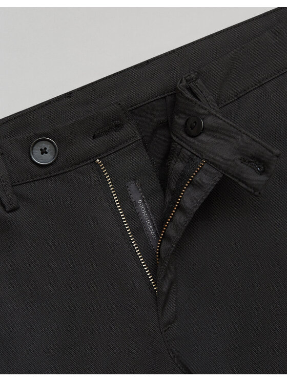 Borgio Borgio Spodnie materiałowe altedo Czarny Slim Fit