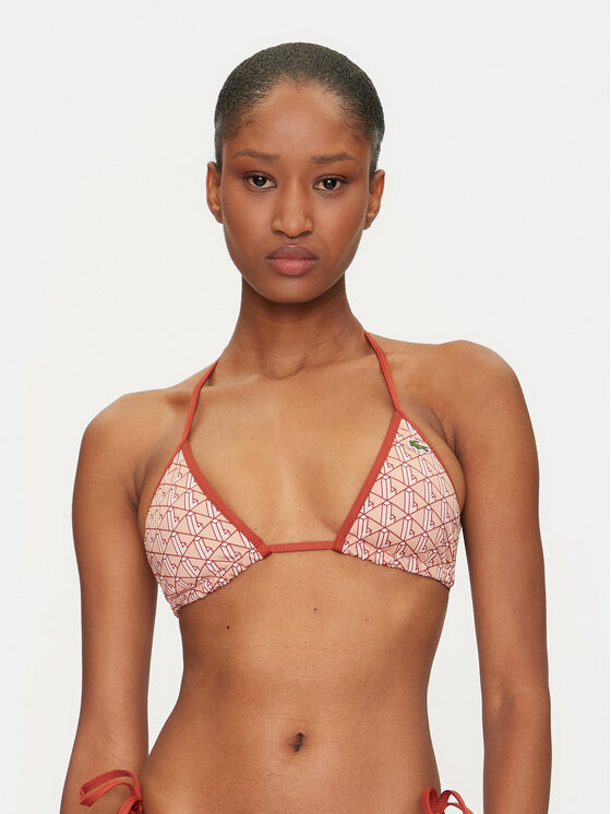 Bikini-Oberteil Lacoste, Größe 40 Orange MF9588