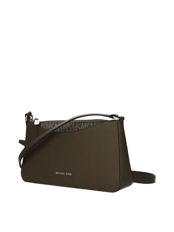 Michael Kors Michael Kors Torebka Green Fabric Crossbody Zielony