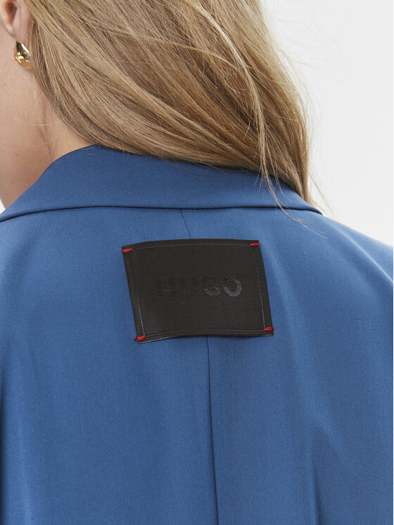 HUGO Hugo Suknjič Amalisa 50501428 Modra Relaxed Fit