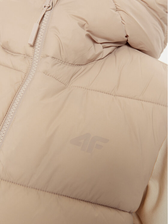4F 4F Жилетка за костюм 4FWAW24TVJAF141 Бежов Regular Fit