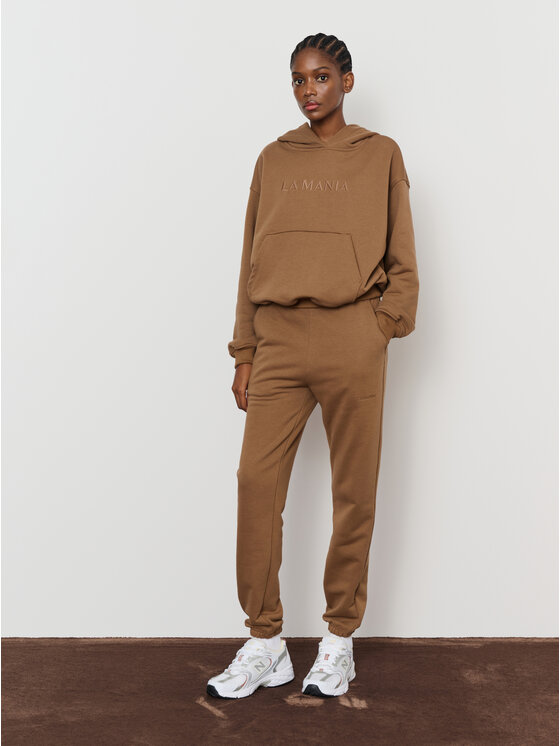 La Mania La Mania Pantaloni da tuta LYN 2 Marrone Classic Fit