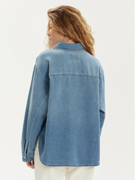 s.Oliver s.Oliver camicia di jeans 2140995 Blu Loose Fit