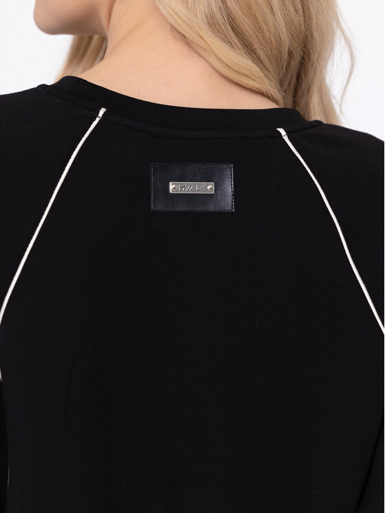 Miss LK Miss LK Bluza MISSLKB Czarny Loose Fit