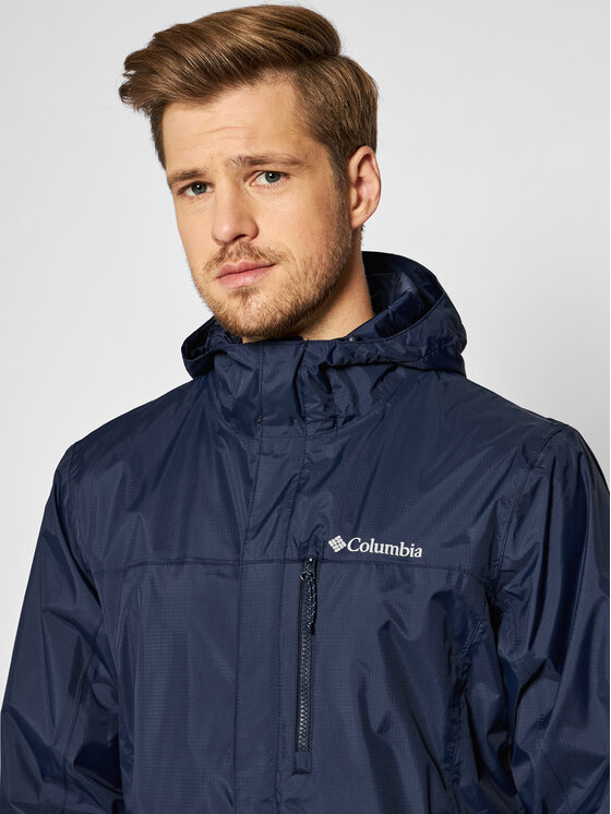 Columbia Columbia Nepremokavá bunda Pouring Adventure II 1760061 Tmavomodrá Regular Fit