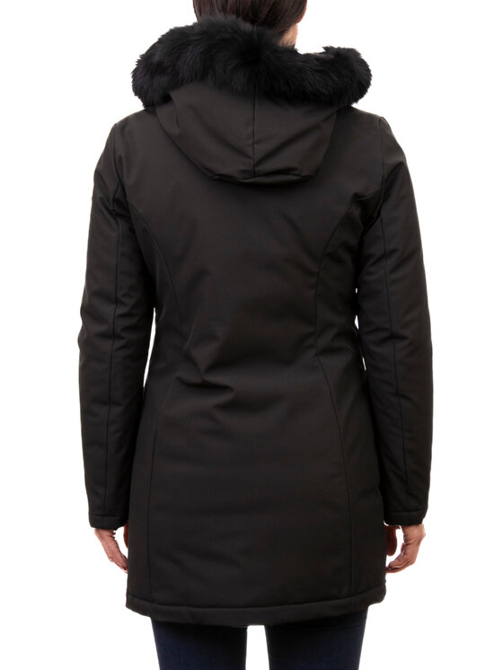 RefrigiWear RefrigiWear Kurtka przeciwdeszczowa W99108 Czarny Regular Fit
