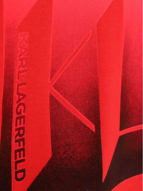 Karl Lagerfeld Kids Karl Lagerfeld Kids Džemperis Z15461 D Raudona Regular Fit