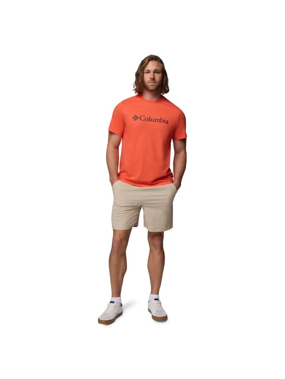 Columbia Columbia T-Shirt 215500 Pomarańczowy Regular Fit