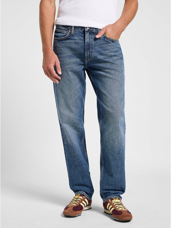 Lee Lee Jeansy WEST Niebieski Regular Fit