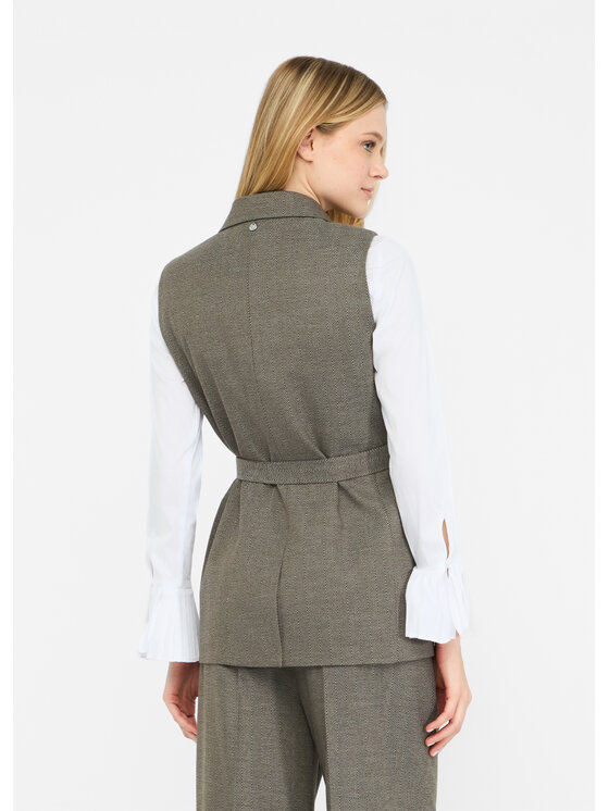 Liu Jo Liu Jo Gilet CF5259T054AM9770 Verde Regular Fit