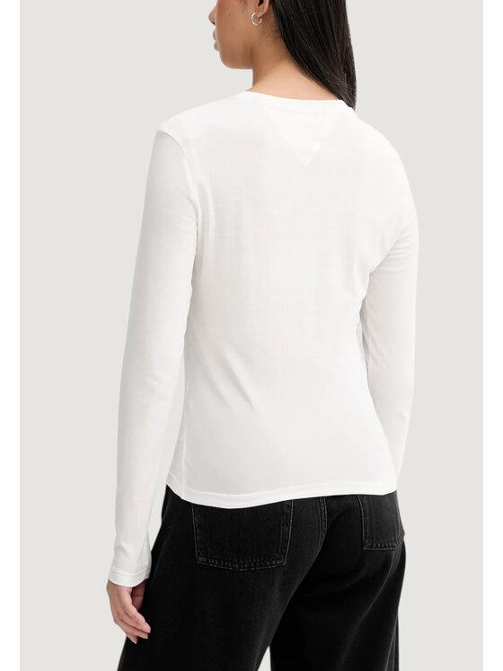 Tommy Jeans Tommy Jeans T-Shirt DW0DW21844 Λευκό Casual Fit