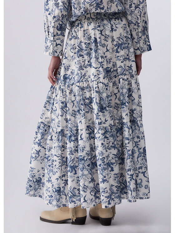 Liu Jo Liu Jo Spódnica maxi UA6356T4853P9274 Niebieski Regular Fit