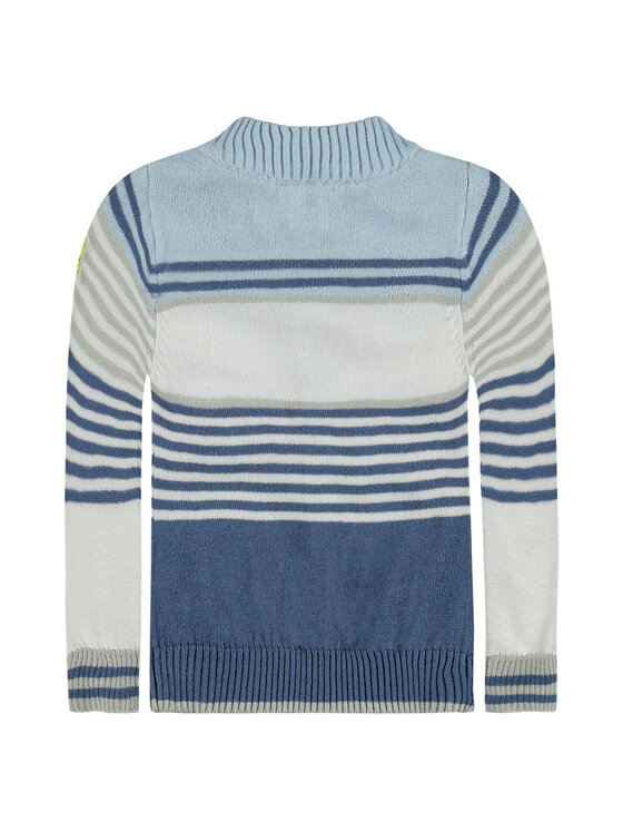 Kanz Kanz Sweter 1712407-0001 Niebieski Basic Fit