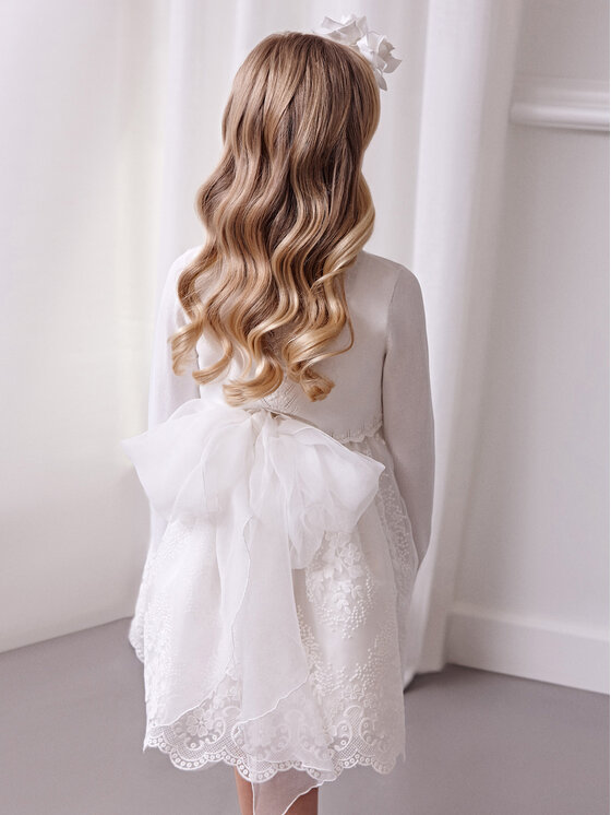 Abel & Lula Abel & Lula Rochie elegantă 5038 Alb Regular Fit