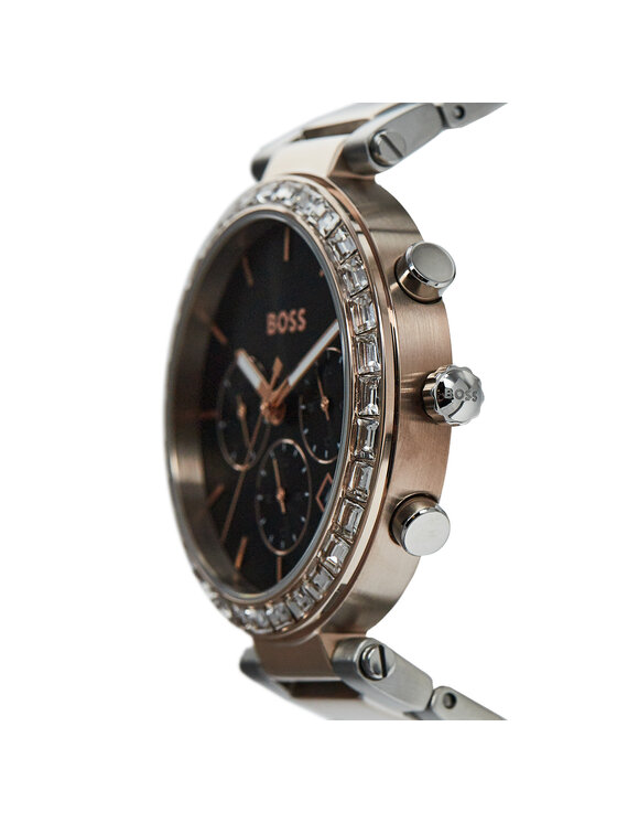 BOSS BOSS Zegarek Andra 1502690 Srebrny