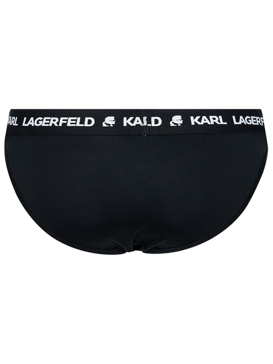 KARL LAGERFELD KARL LAGERFELD Klasikinių kelnaičių komplektas Logo Set 211W2127 Juoda