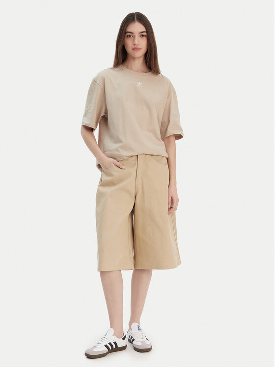 adidas adidas T-särk Essentials Boyfriend KD1368 Beež Oversize