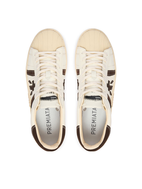 Premiata Premiata Sneakersy Russell Var 8556 Kremowy
