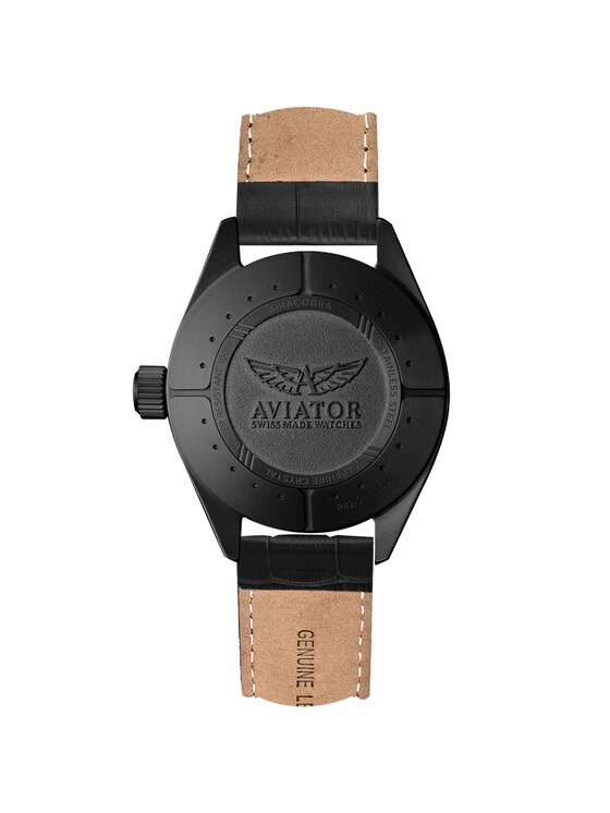 Aviator Aviator Zegarek V.1.22.5.157.4 Czarny