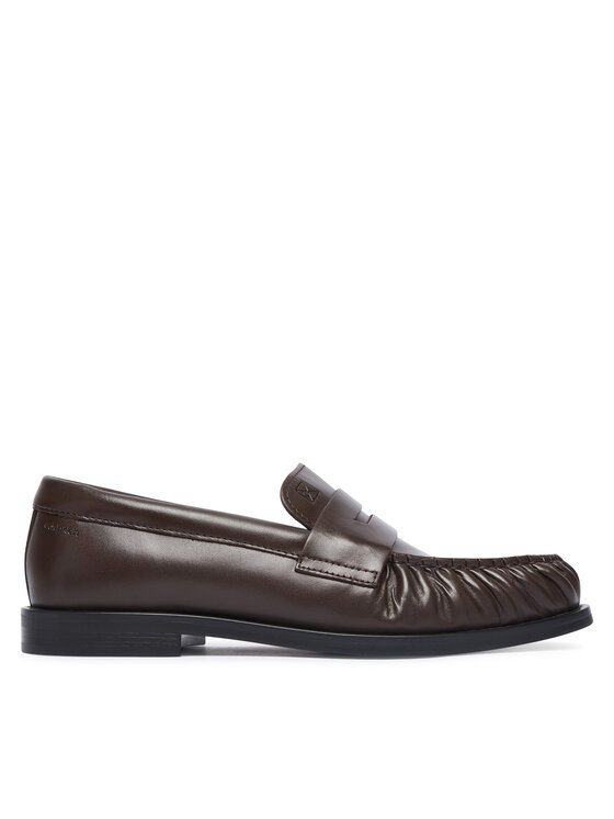 Calvin Klein Lords Round Loafer Lth HW0HW03126 Maro închis