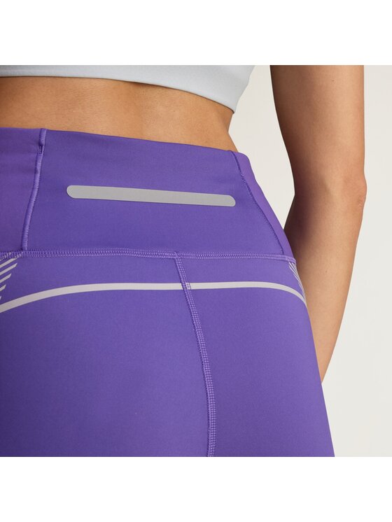 adidas by Stella McCartney adidas by Stella McCartney Szorty sportowe by Stella McCartney TruePace Running Leggings Short Fioletowy Fitted Fit
