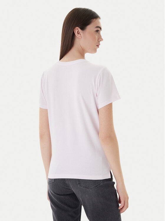 Guess Guess Póló W4RI69 J1314 Rózsaszín Regular Fit