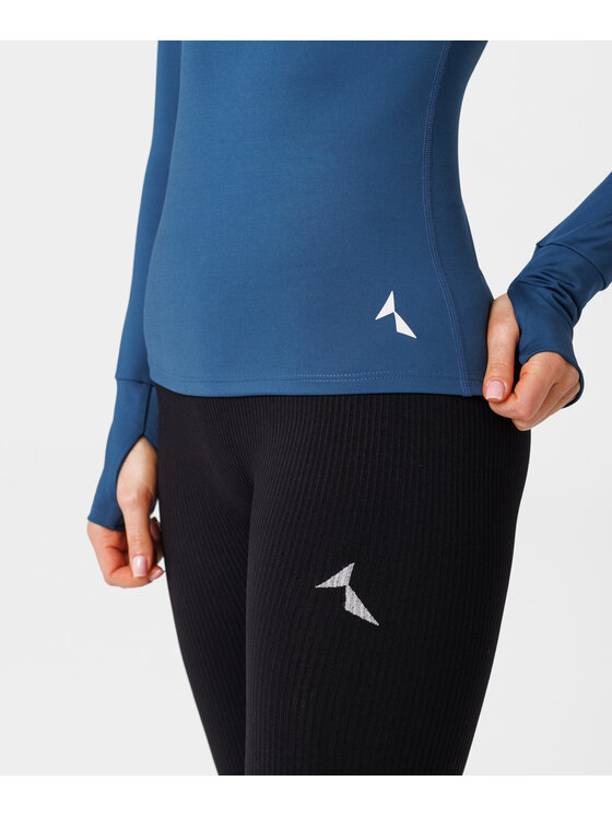 Carpatree Carpatree Top Classic longsleeve Niebieski Fitted Fit