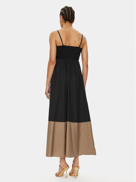 ViCOLO ViCOLO Sukienka letnia TB2499 Czarny Regular Fit