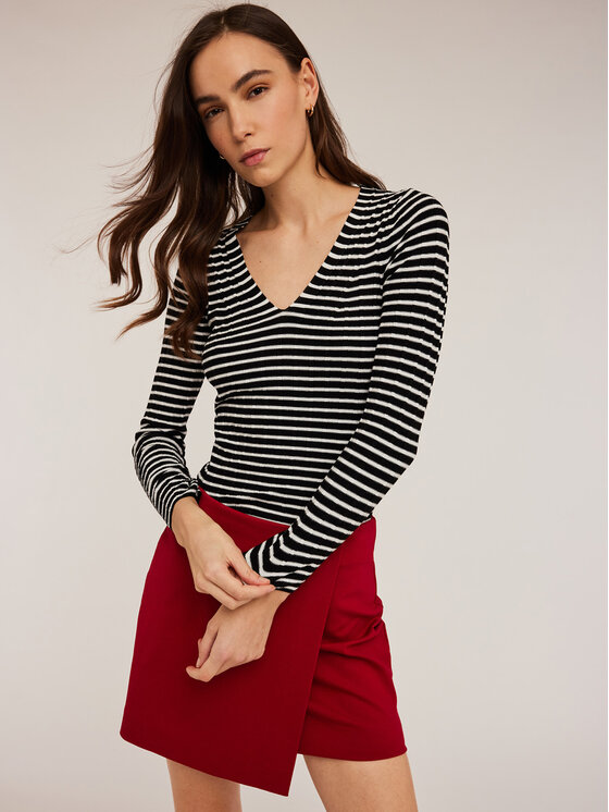Motivi Motivi Kardigan M715W003293N0Z3 Biały Slim Fit