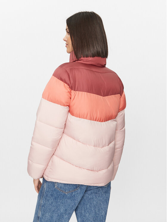 Columbia Columbia Zimní bunda Puffect™ Color Blocked Jacket Červená Regular Fit