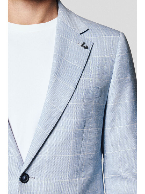 Lancerto Lancerto Marynarka Muravera MA131125000006 Niebieski Slim Fit