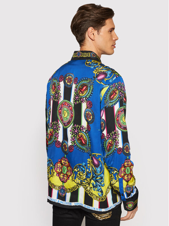 Versace Jeans Couture Versace Jeans Couture Marškiniai Regalia Baroque 71GAL2R9 Spalvota Regular Fit