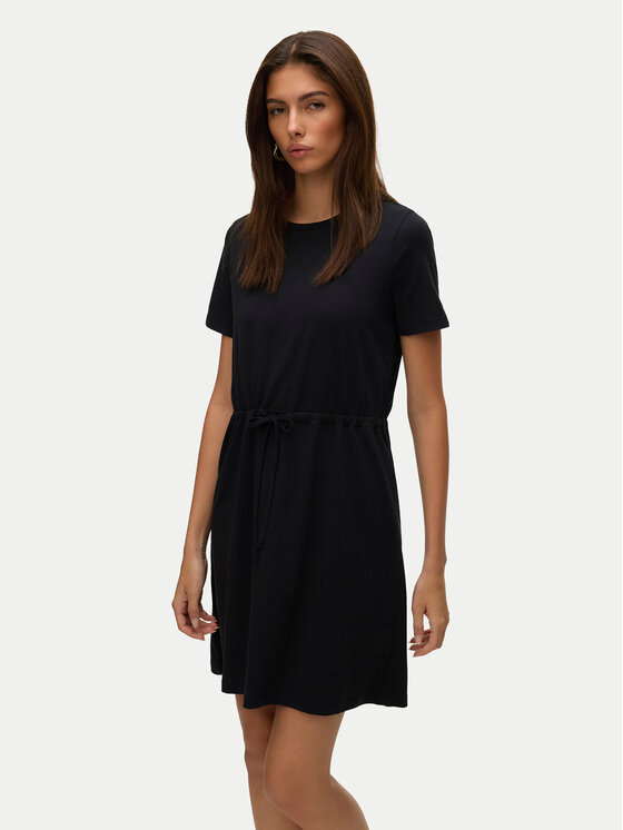 Vero Moda Vero Moda Každodenné šaty Luna 10325626 Čierna Regular Fit