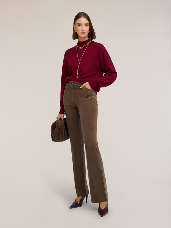 Motivi Motivi Maglione M387W004097N036 Bordeaux Regular Fit