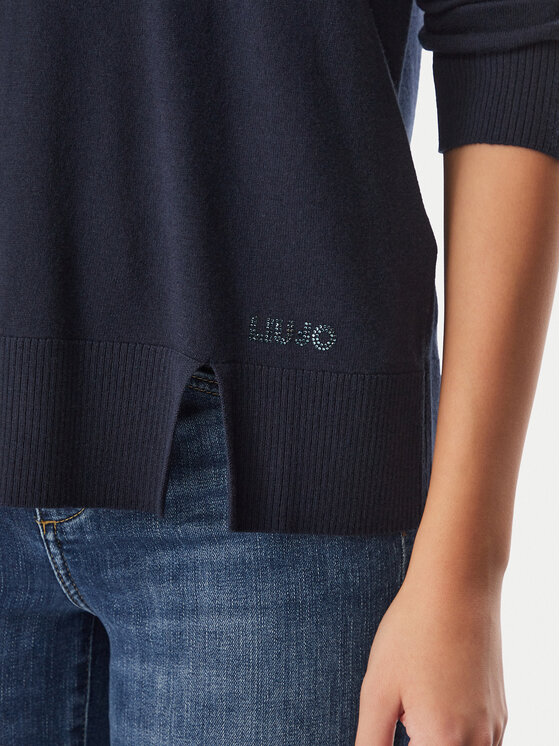 Liu Jo Liu Jo Пуловер WF6418 MA16R Черен Regular Fit