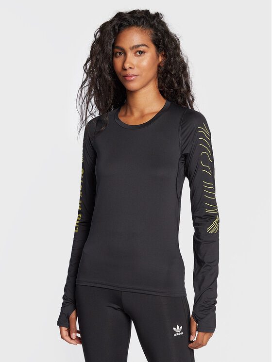 adidas Koszulka techniczna Performance End Plastic Waste HA4295 Czarny Slim Fit Modivo.pl