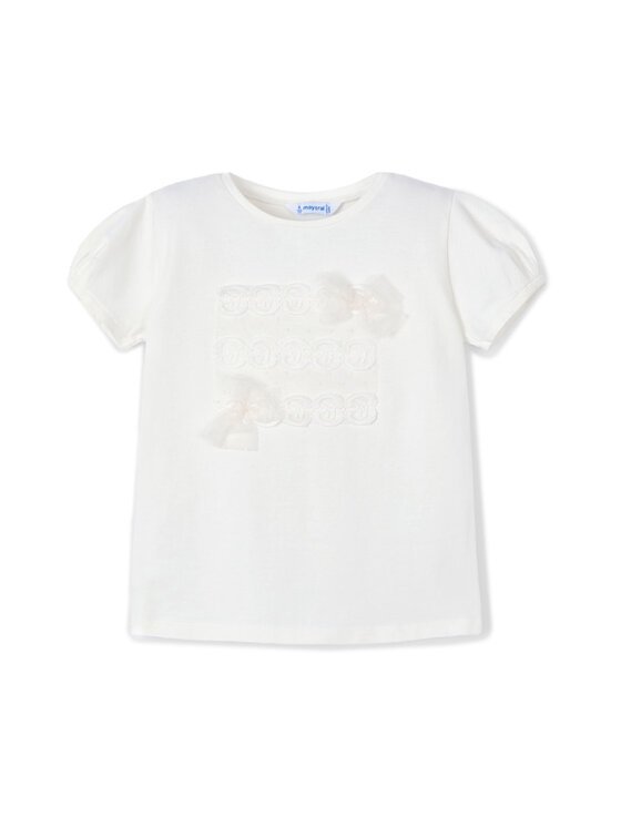 Mayoral T-Shirt 3001 Écru Regular Fit