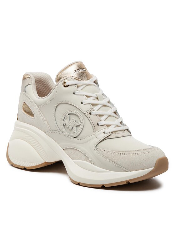 MICHAEL Michael Kors MICHAEL Michael Kors Сникърси Zuma Trainer 43S4ZUFS2D Екрю
