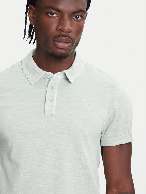 Mustang Mustang Poloshirt Palco 1016505 Grün Regular Fit
