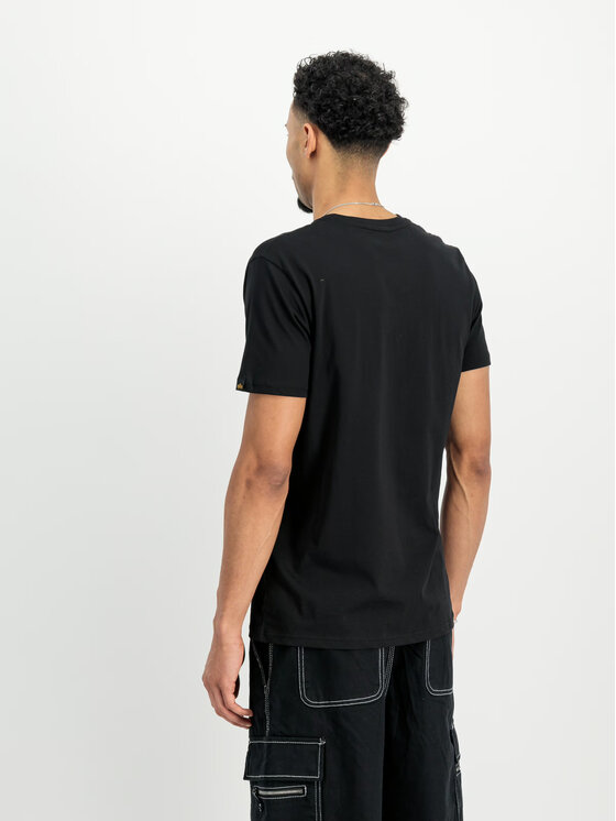 Alpha Industries Alpha Industries T-Shirt 156562 Czarny Regular Fit