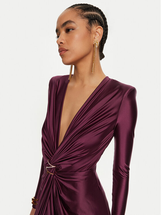 Elisabetta Franchi Elisabetta Franchi Abendkleid AB-729-47E2-V700 Dunkelrot Regular Fit